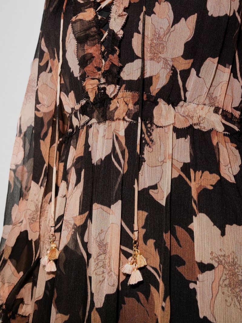 Concert Floral Print Mini Dress