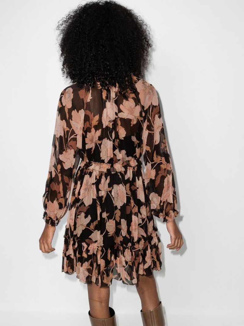 Concert Floral Print Mini Dress
