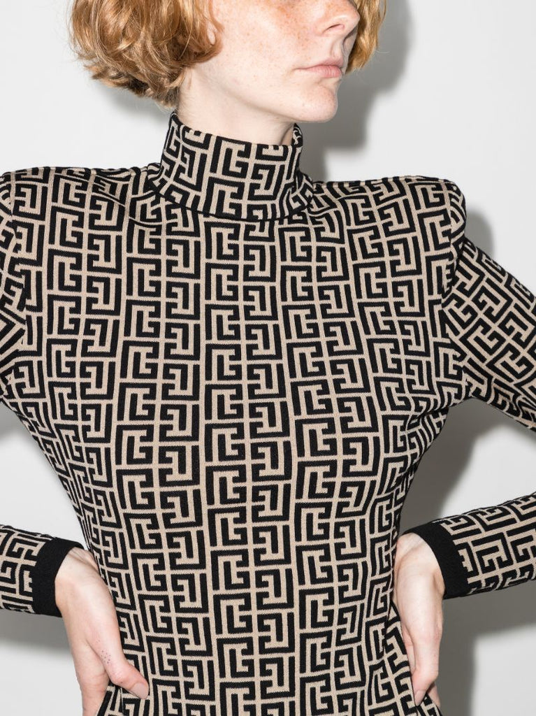 Monogram Turtleneck Sweater
