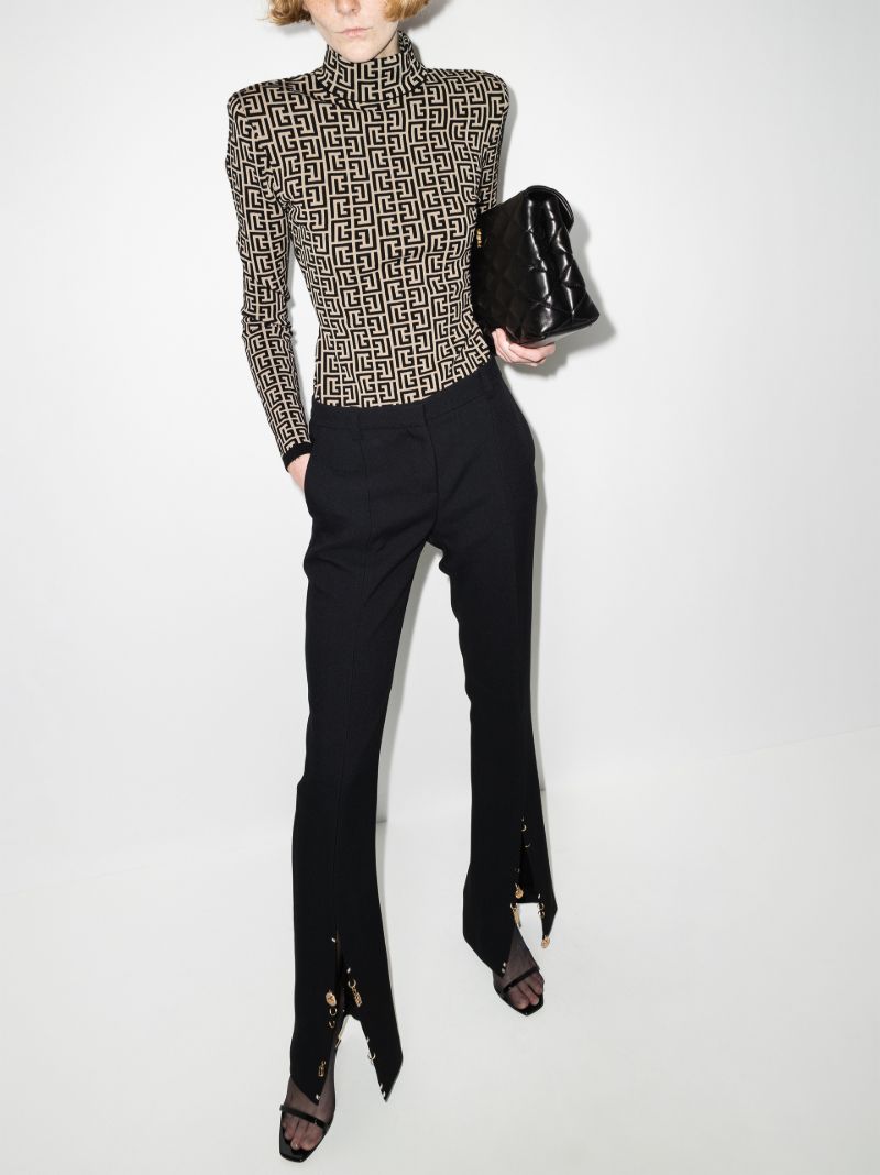 Monogram Turtleneck Sweater