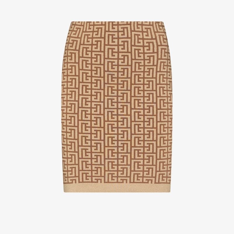 Monogram Mini Skirt
