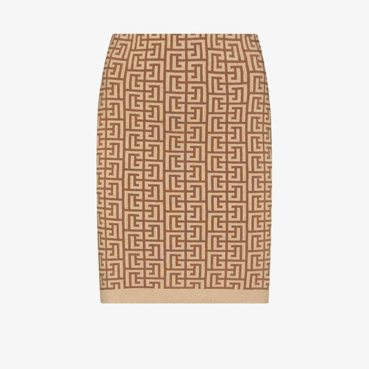 Monogram Mini Skirt