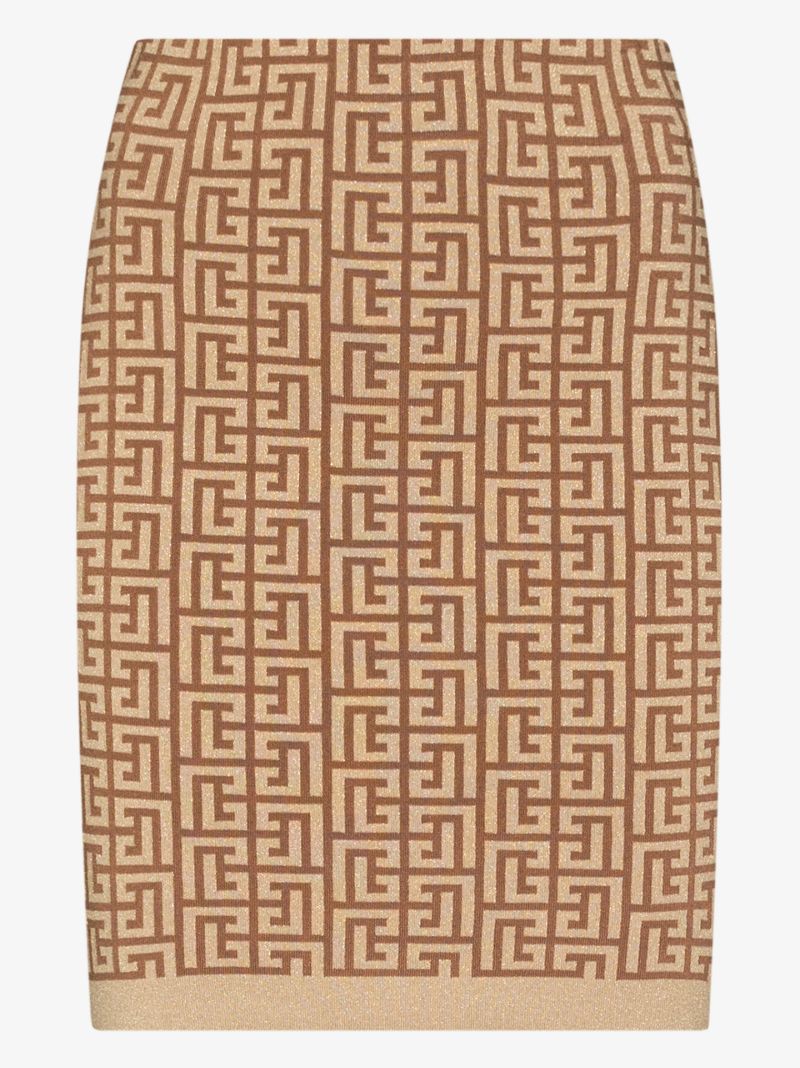 Monogram Mini Skirt