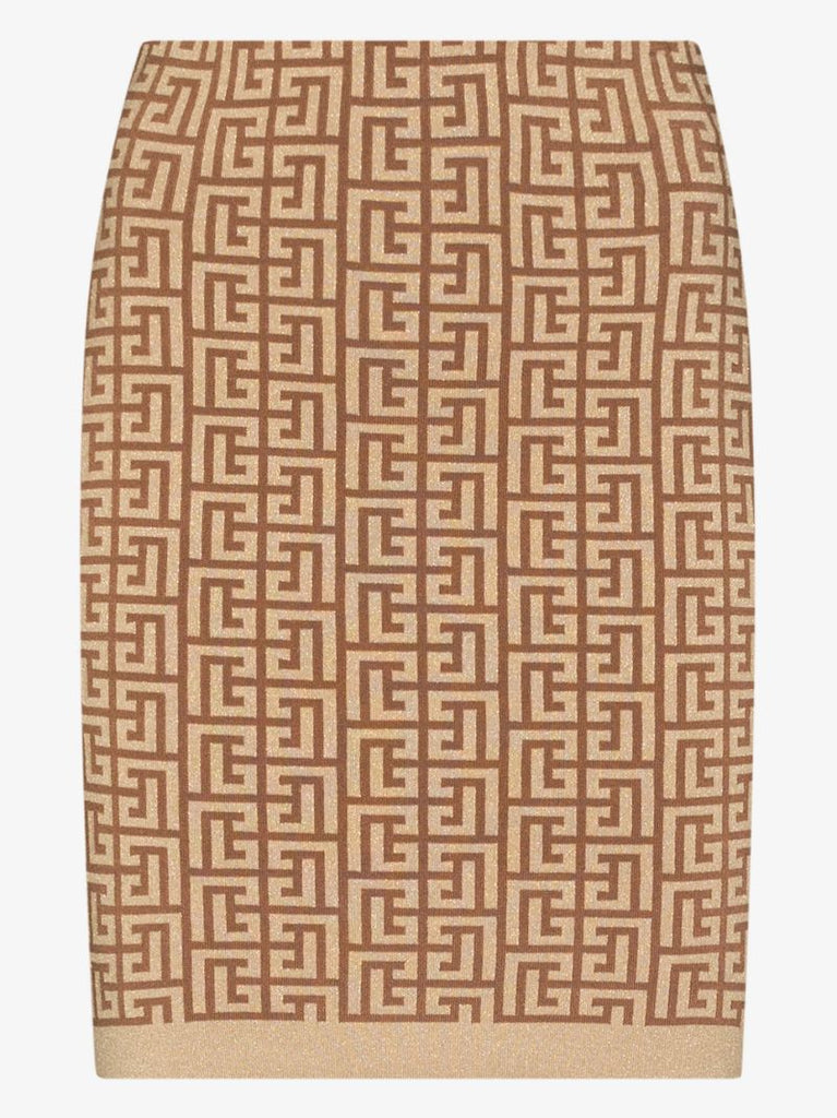 Monogram Mini Skirt