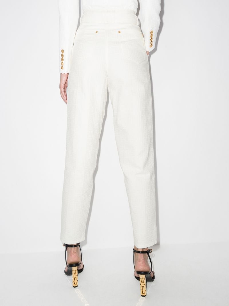 Logo Belt Boyfriend Jeans