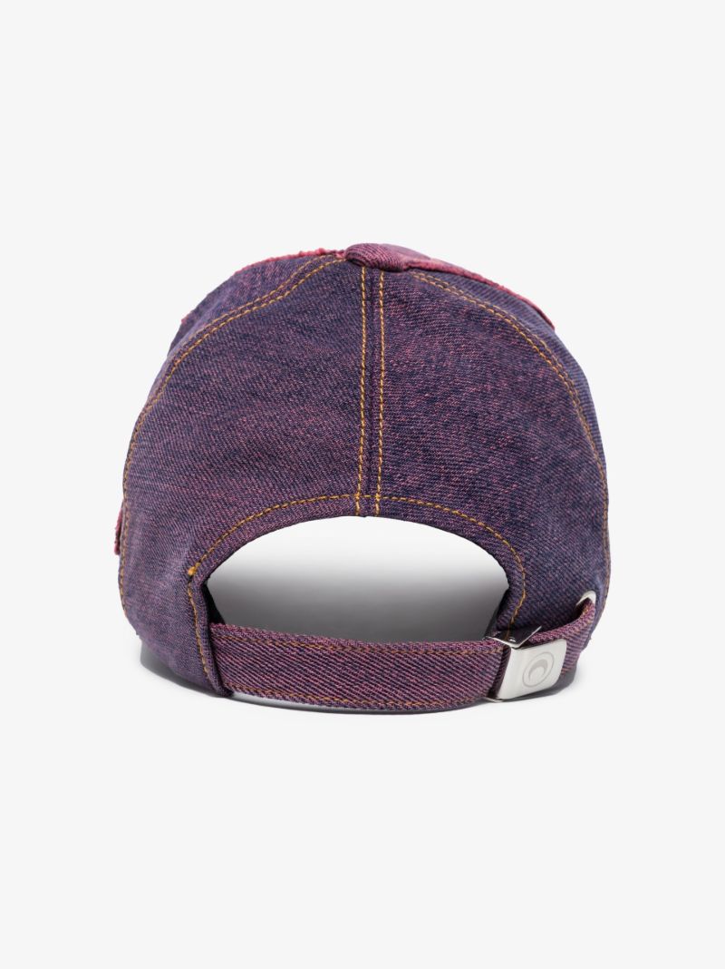 Pink Crescent Moon Baseball Cap