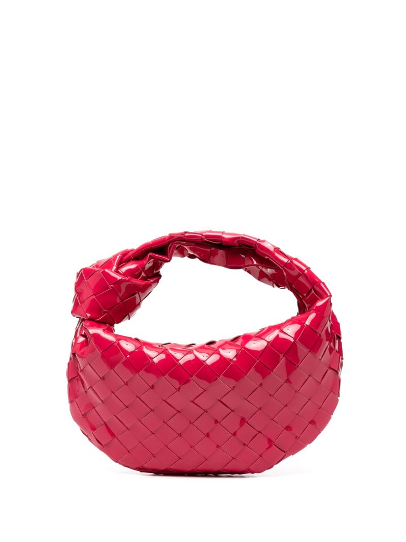 Pink Mini Jodie Leather Top Handle Bag