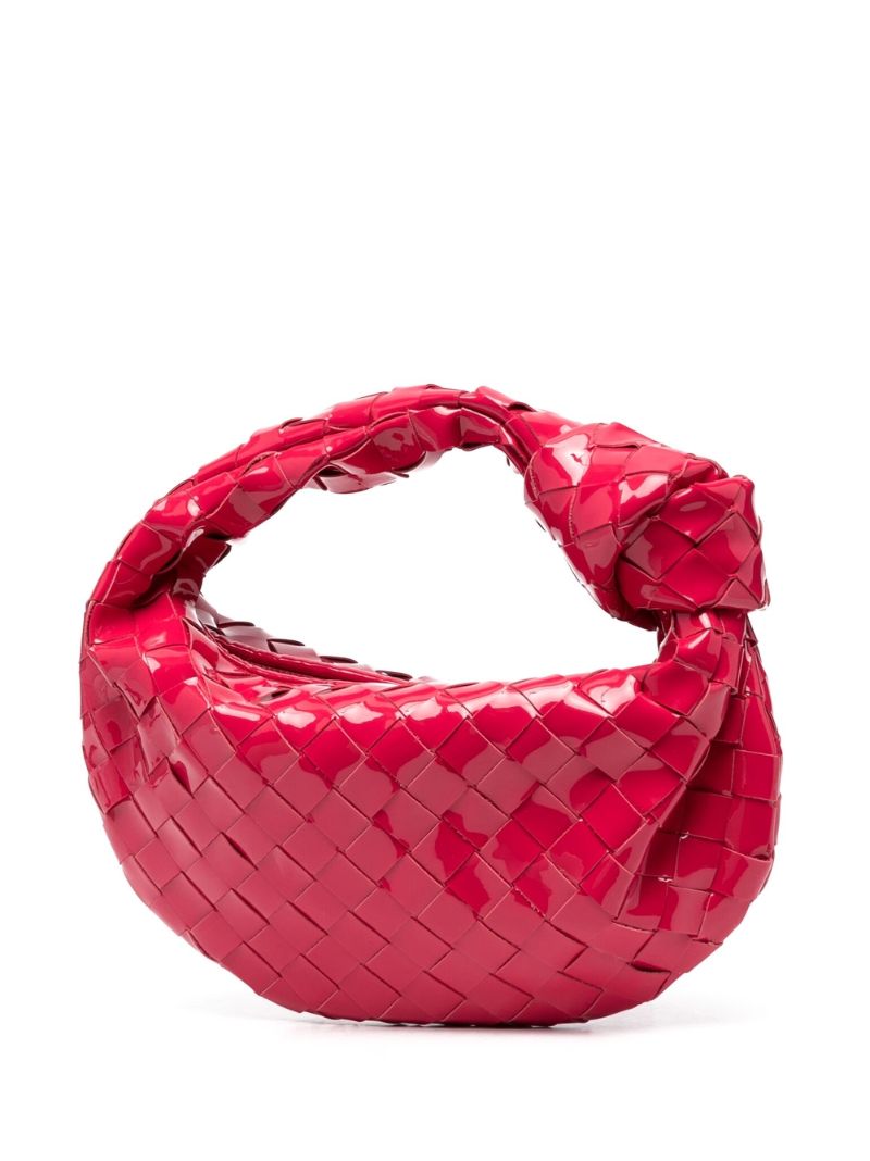 Pink Mini Jodie Leather Top Handle Bag