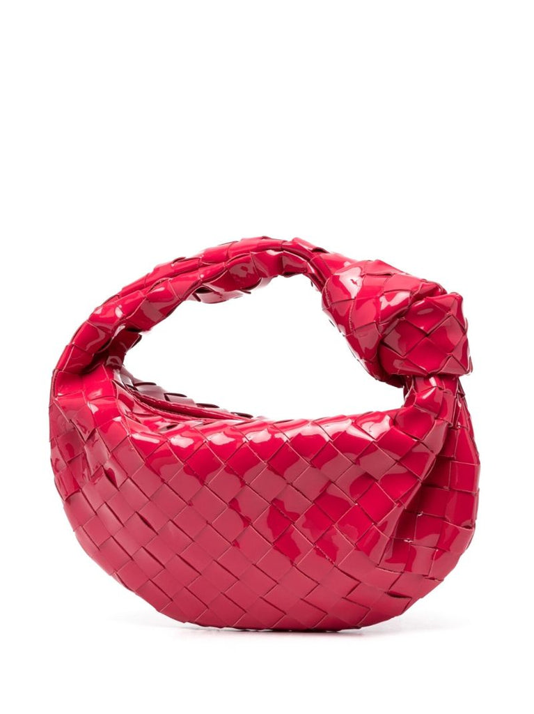 Pink Mini Jodie Leather Top Handle Bag