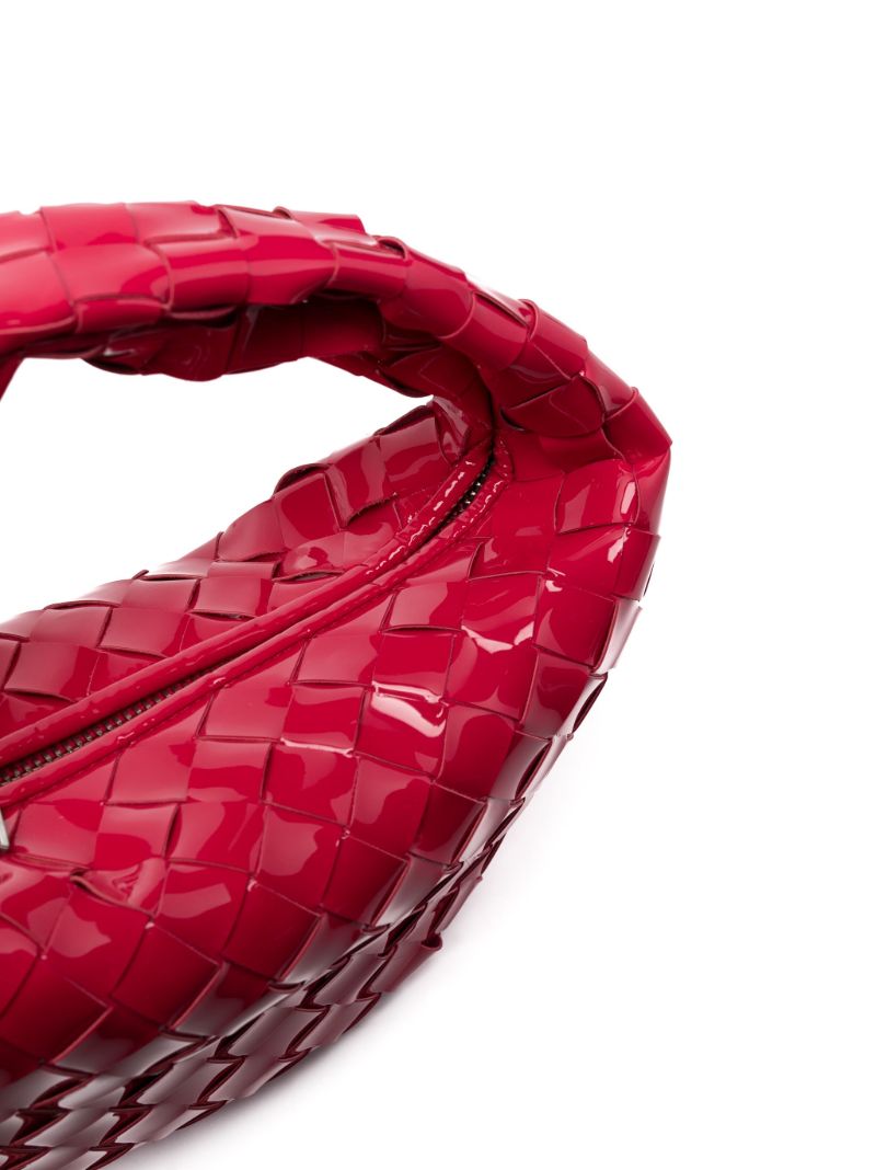 Pink Mini Jodie Leather Top Handle Bag