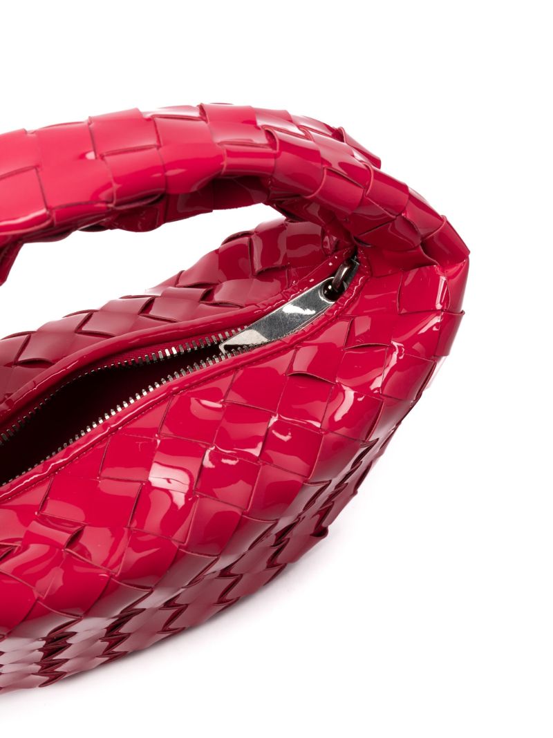 Pink Mini Jodie Leather Top Handle Bag