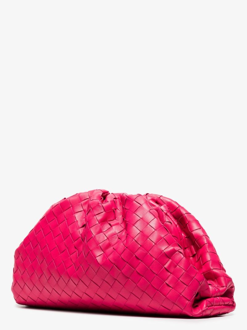 Pink the Pouch Leather Clutch Bag