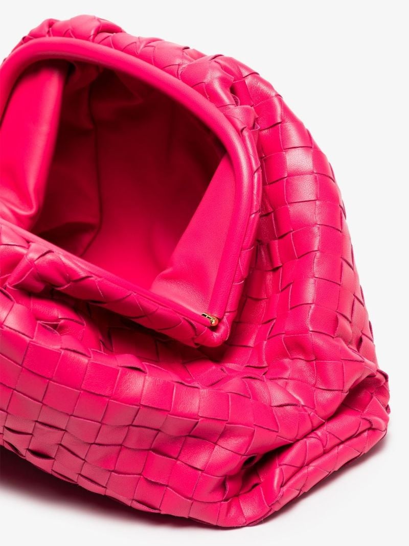Pink the Pouch Leather Clutch Bag