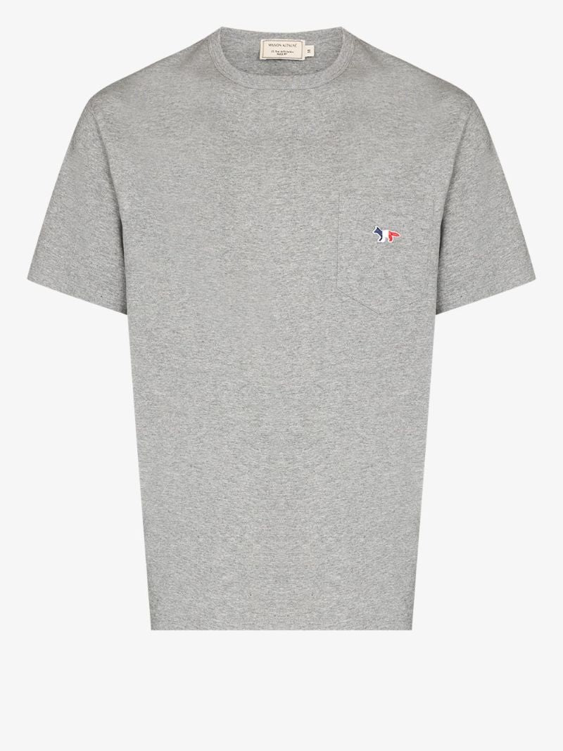 Tricolour Fox Patch Pocket T-shirt