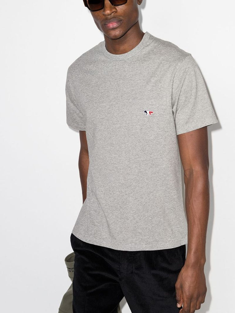 Tricolour Fox Patch Pocket T-shirt