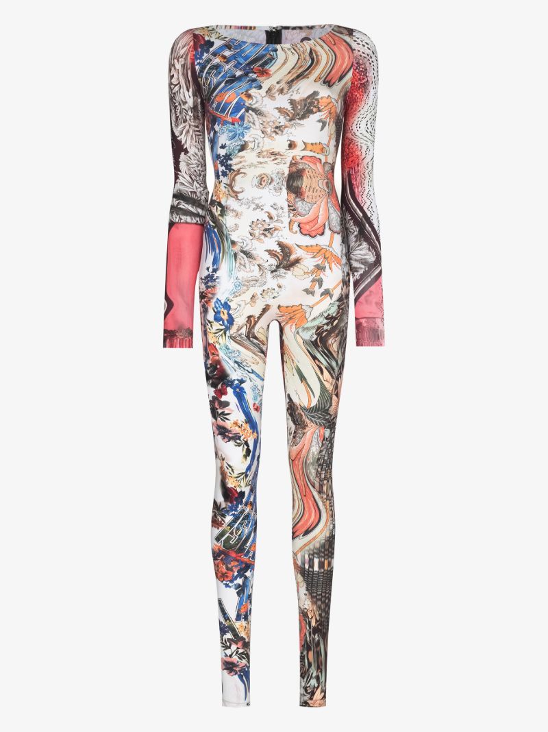 Archive MÃ_x0083_Â©lange Print Jumpsuit