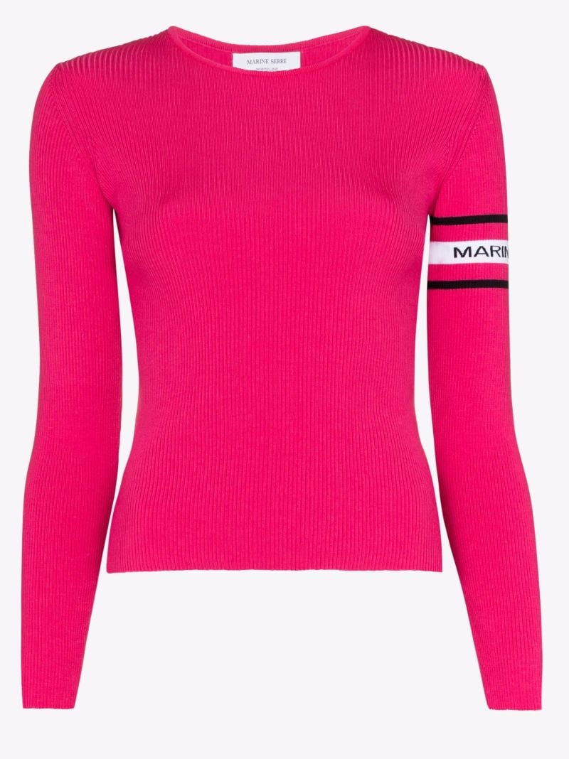 Open Back Ribbed Wool Sweater