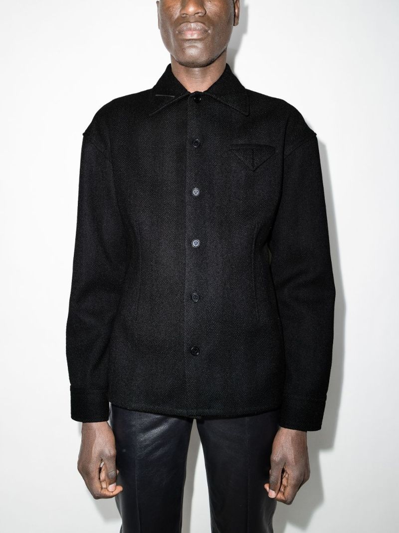 Embellished Wool Shirt