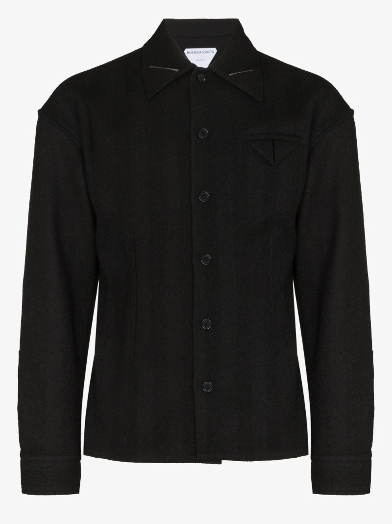 Embellished Wool Shirt