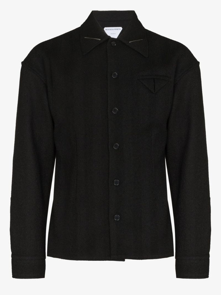 Embellished Wool Shirt