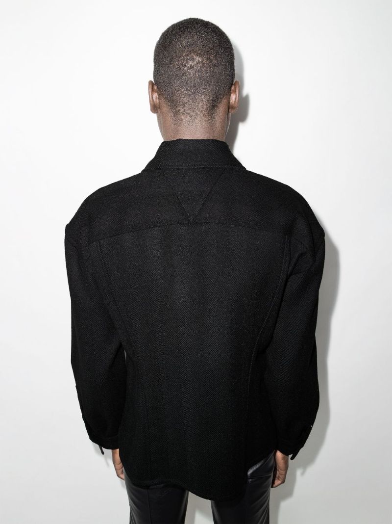 Embellished Wool Shirt