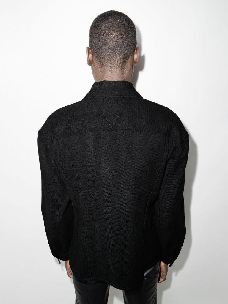 Embellished Wool Shirt