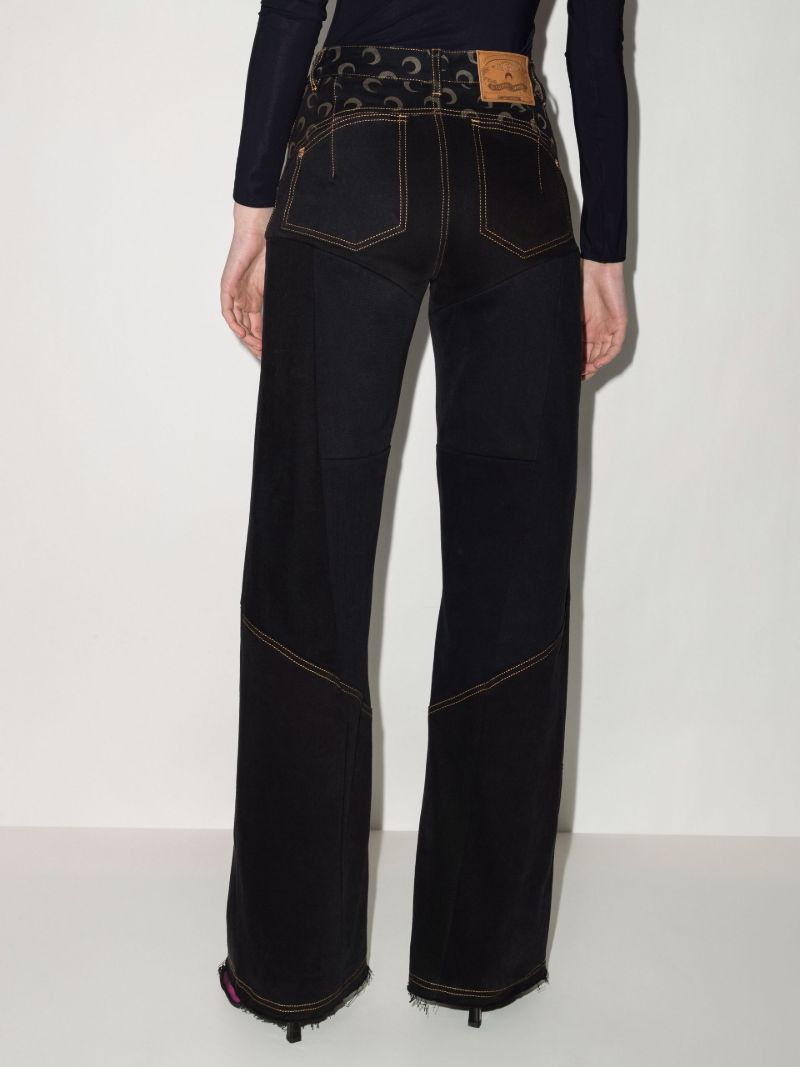 Regenerated Crescent Moon Jeans
