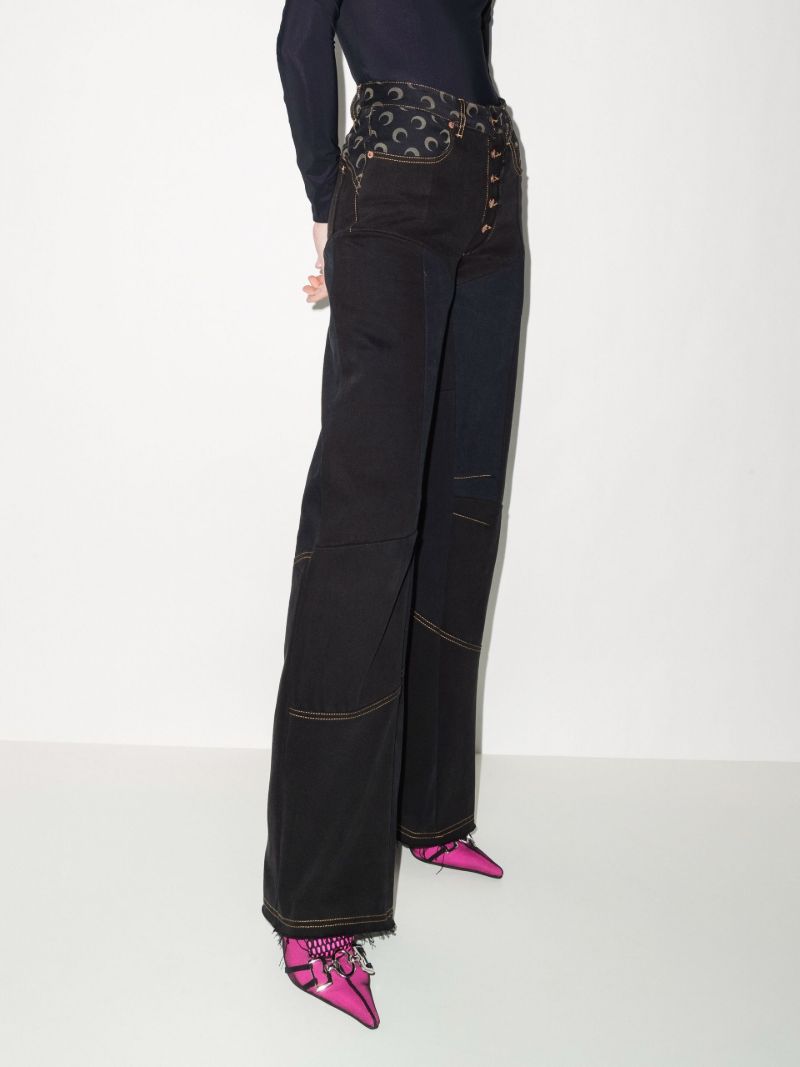 Regenerated Crescent Moon Jeans