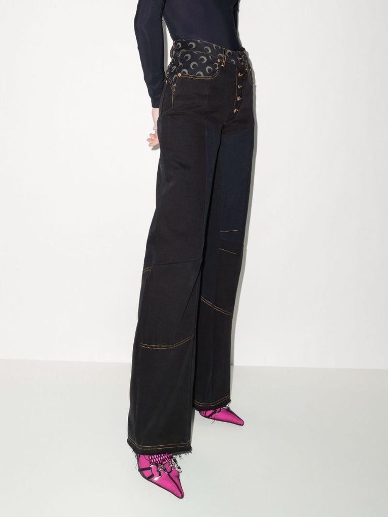 Regenerated Crescent Moon Jeans