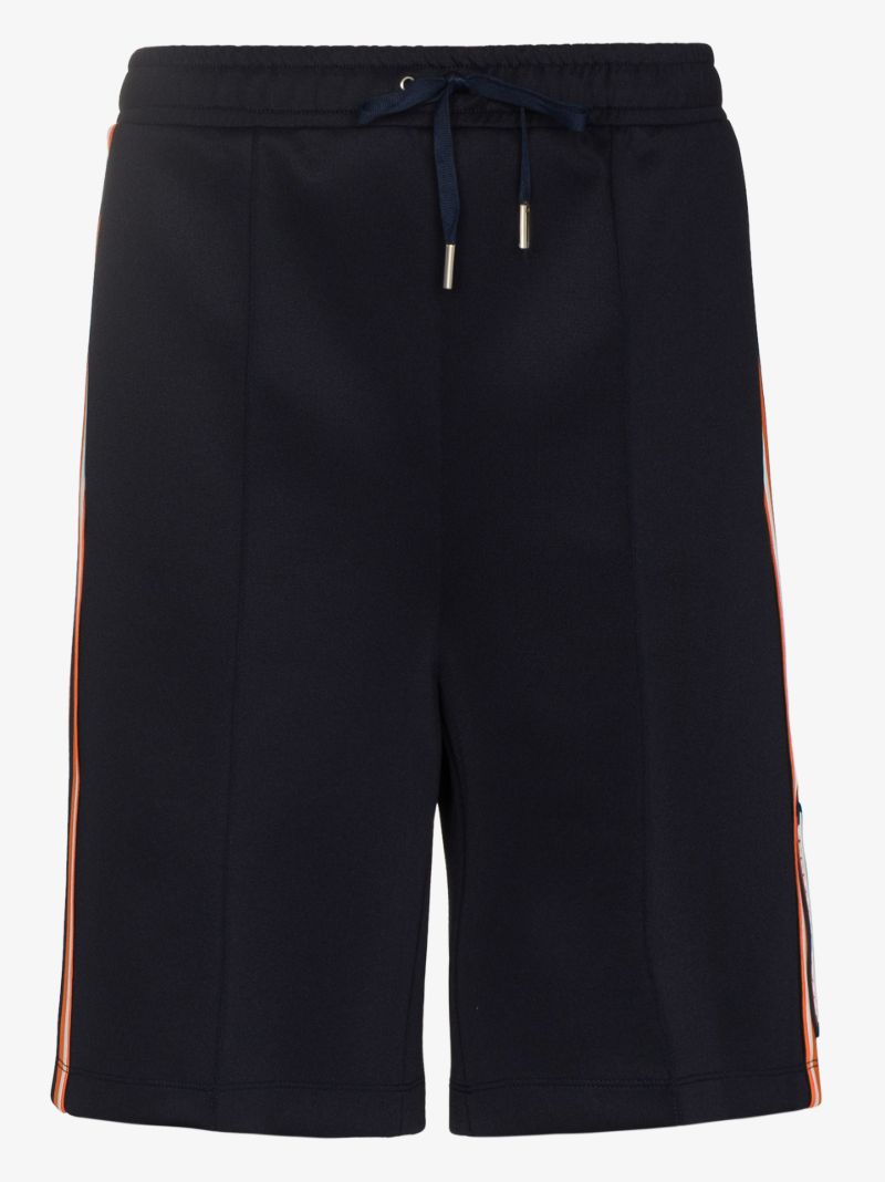 Striped Knee-length Track Shorts
