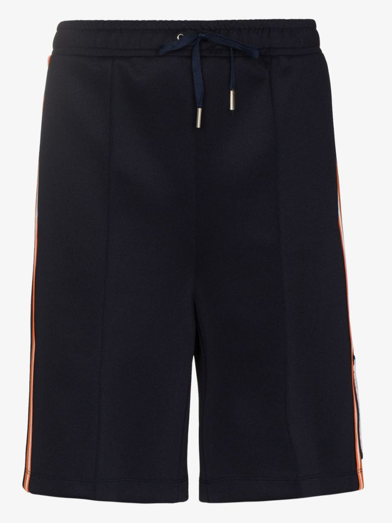 Striped Knee-length Track Shorts