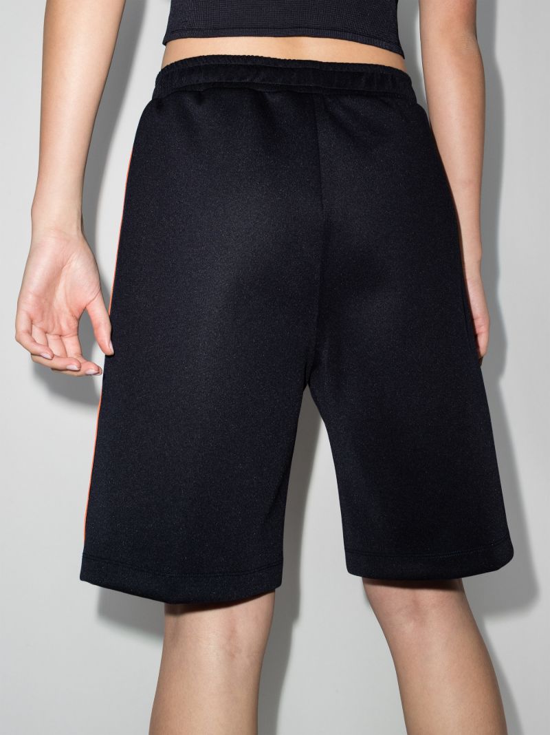 Striped Knee-length Track Shorts