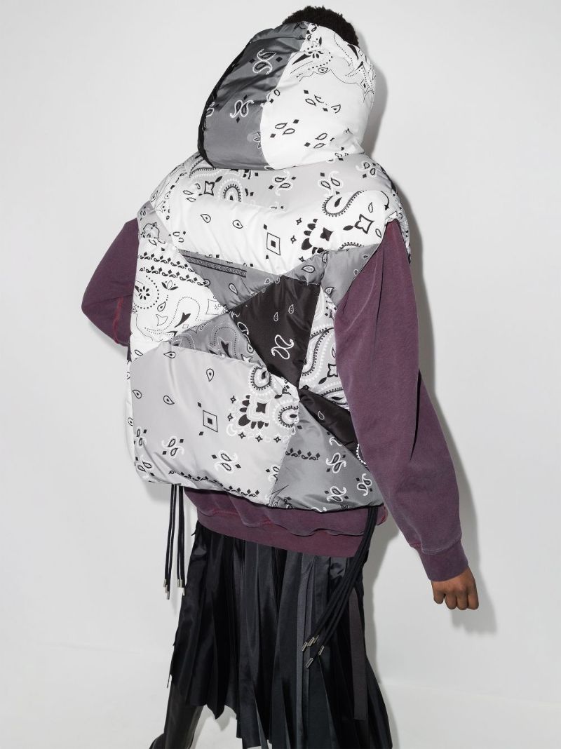 Bandana-print Sleeveless Coat