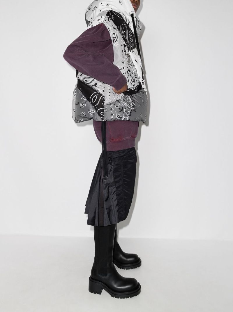 Bandana-print Sleeveless Coat
