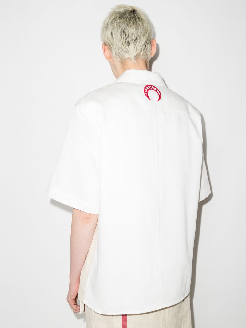 Tea Towel Embroidered Bowling Shirt