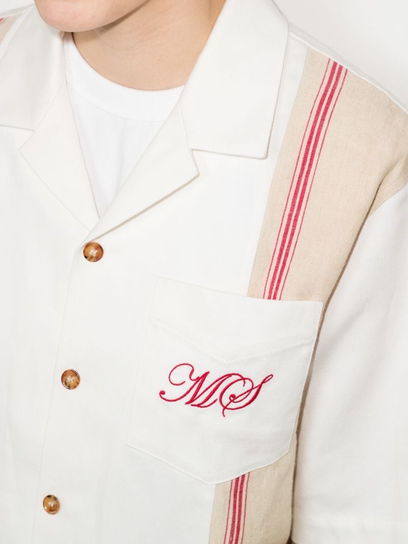 Tea Towel Embroidered Bowling Shirt