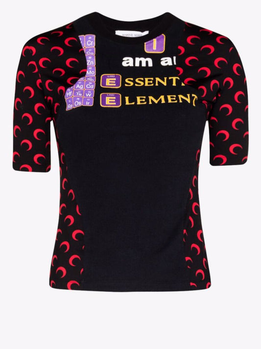 Regenerated Crescent Moon Graphic Top