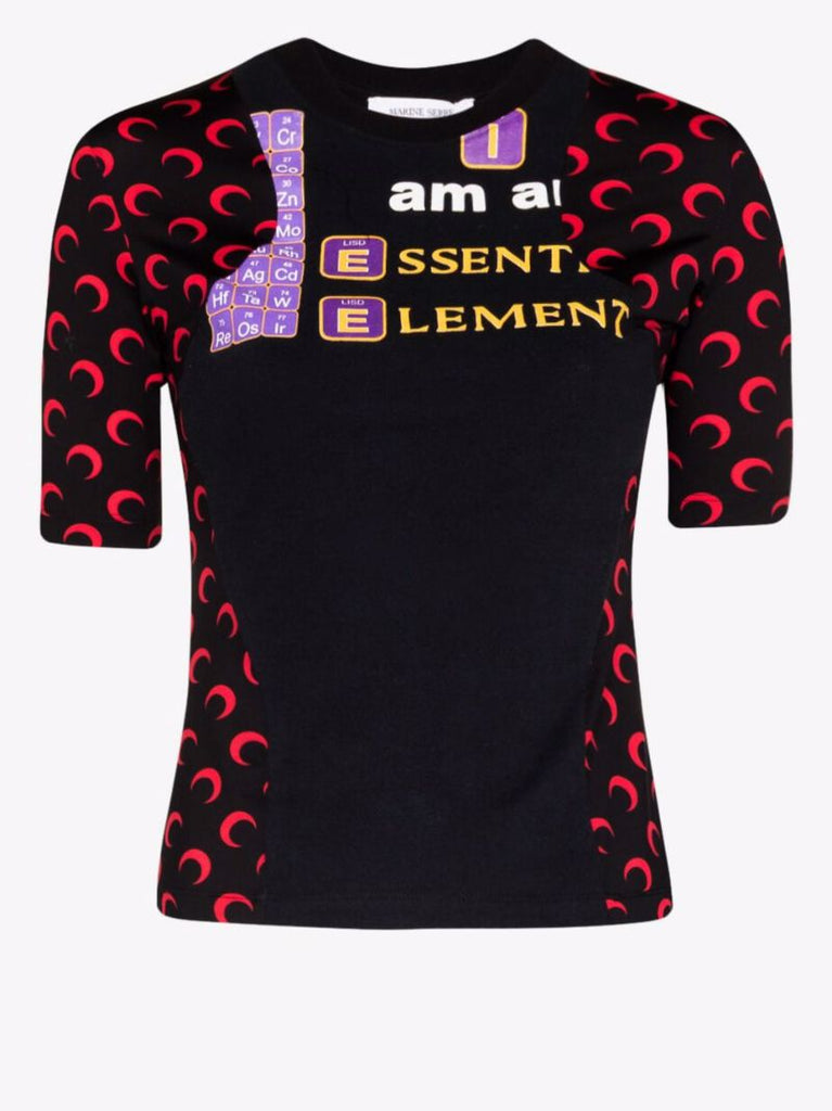 Regenerated Crescent Moon Graphic Top