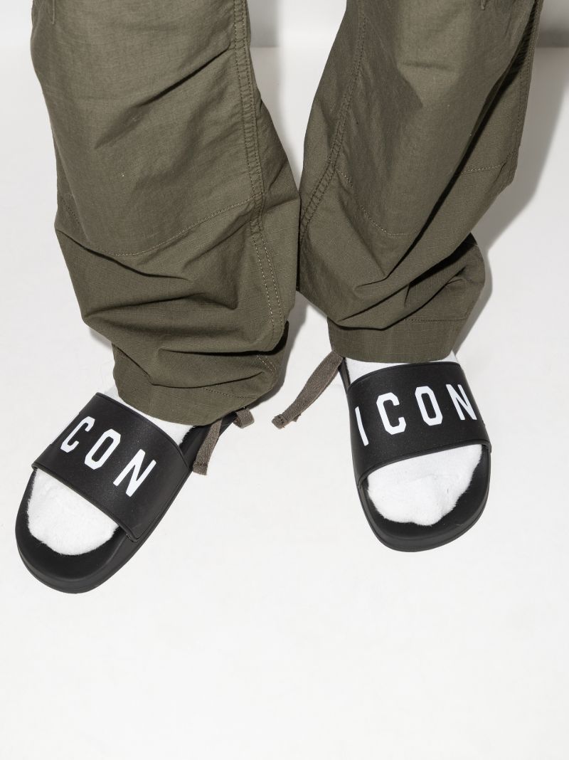 Black Icon Logo Slides