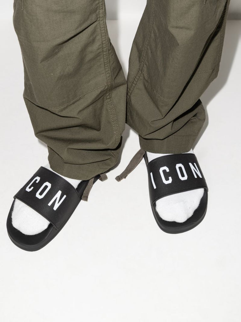 Black Icon Logo Slides