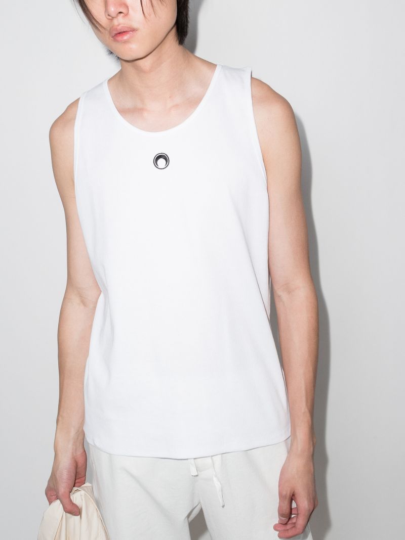 Crescent Moon Print Tank Top