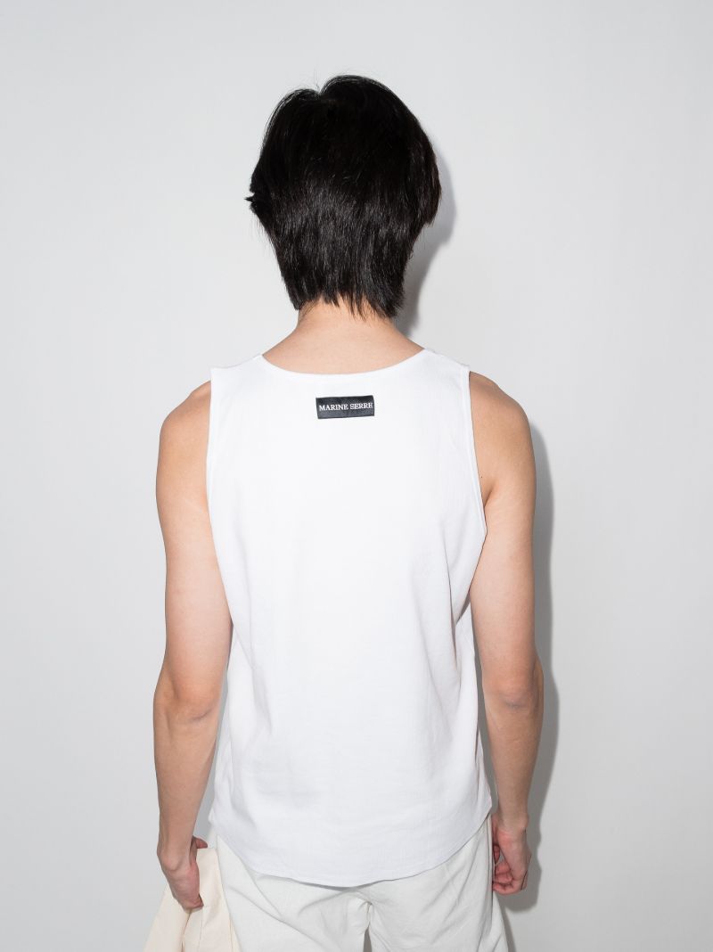 Crescent Moon Print Tank Top