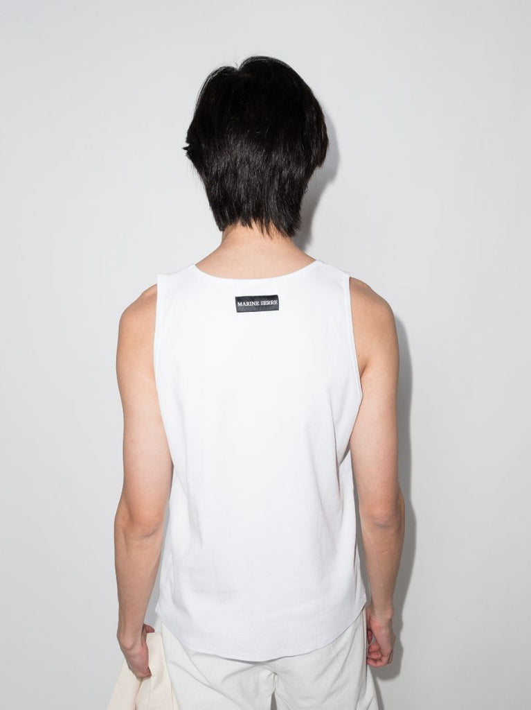 Crescent Moon Print Tank Top