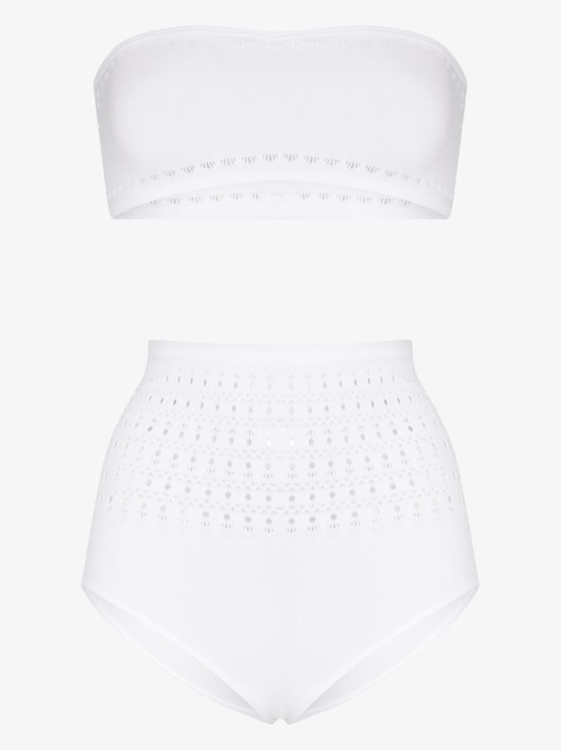 Cutout Knitted Bikini