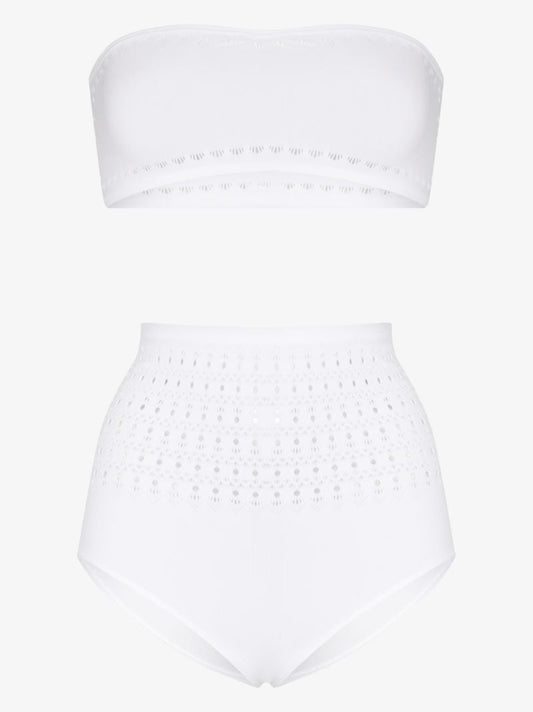 Cutout Knitted Bikini