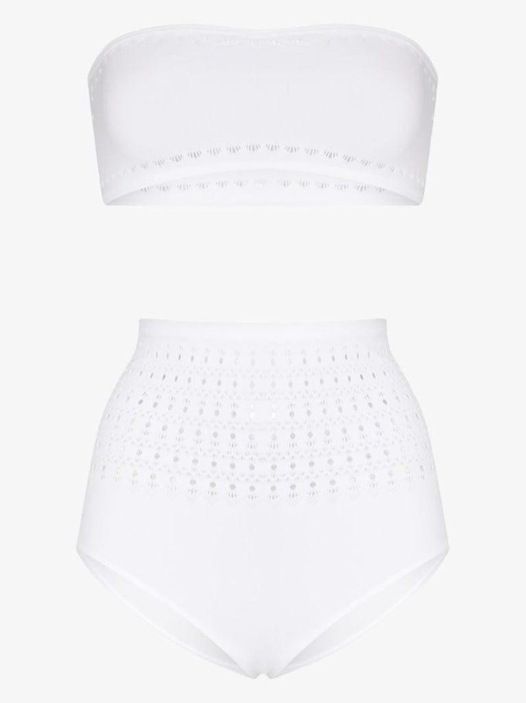 Cutout Knitted Bikini