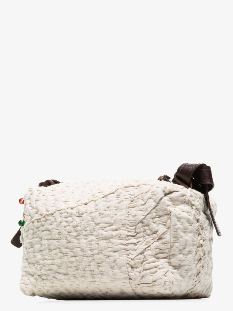 Neutral Digby Patchwork Cross Body Bag