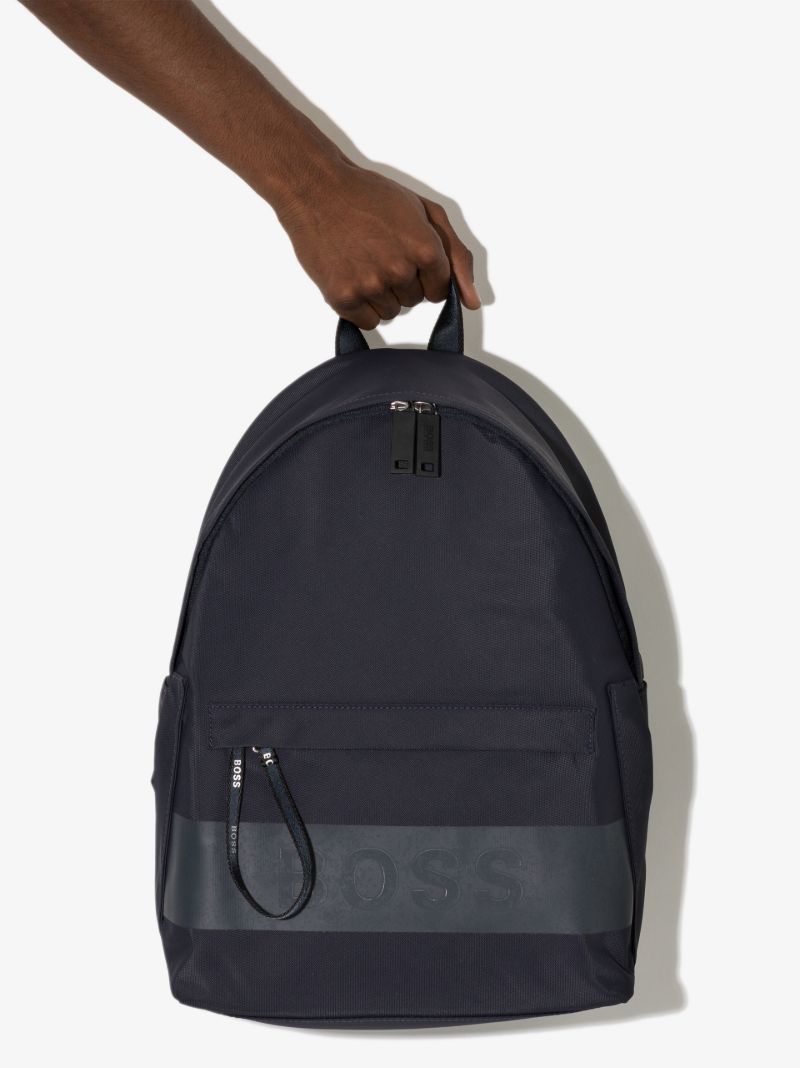 Navy Logo Backpack