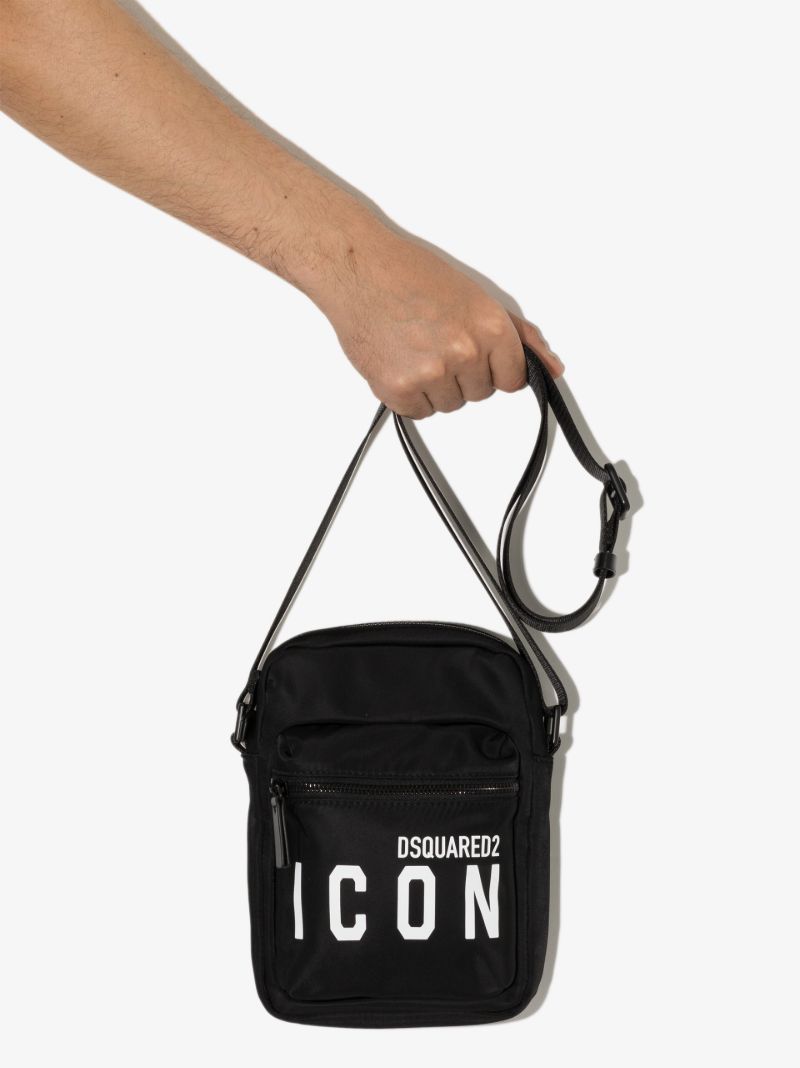 Black Icon Cross Body Bag