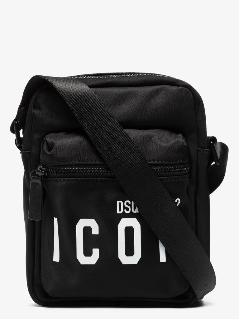 Black Icon Cross Body Bag